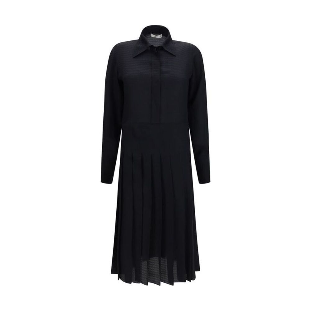 Fendi Black Silk Casual Women's Dress